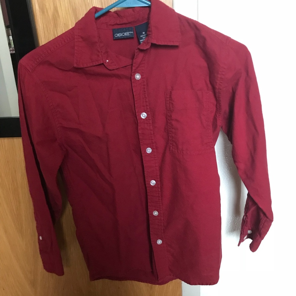 Cherokee Red Button Down